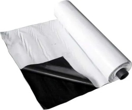 Folia pryzmowa kiszonkarska czarno/biała 8x35 m PREMIUM Barbier