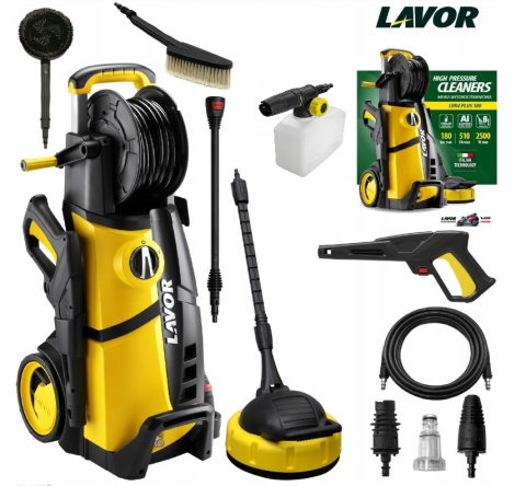Myjka ciśnieniowa LVR4 180 bar 2500W ZESTAW XL Myjka ciśnieniowa LVR4 180 bar 2500W ZESTAW XL