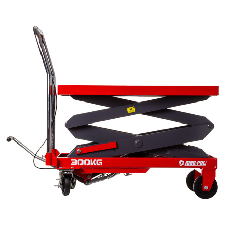 WÓZEK PODNOŚNY NOŻYCOWY STÓŁ 300kg WÓZEK PODNOŚNY NOŻYCOWY STÓŁ 300kg