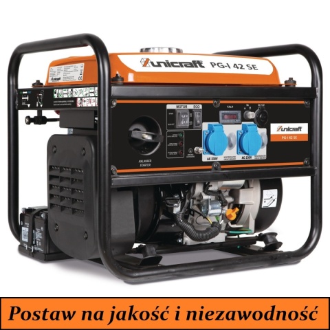 Agregat pradotwórczy inwertorowy 4,1kW 230V PG-I 42 SE Agregat pradotwórczy inwertorowy 4,1kW 230V PG-I 42 SE