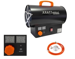 Nagrzewnica gazowa 25kW + Termostat + Reduktor