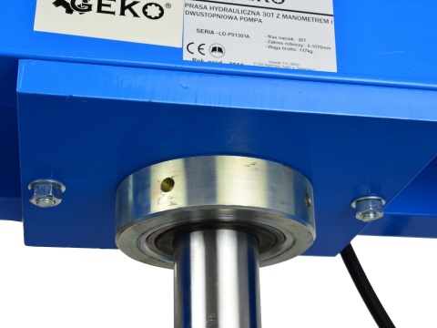 Prasa hydrauliczna 30T z manometrem i dwustopniową pompą