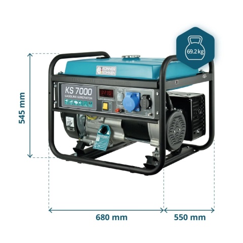 Agregat Generator benzynowy „Könner & Söhnen” KS 7000