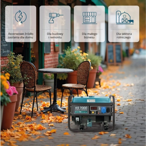 Agregat Generator benzynowy „Könner & Söhnen” KS 7000