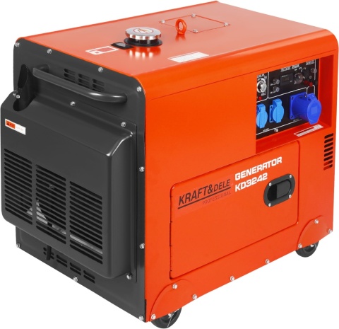 Agregat Prądotwórczy 230V 7kW 10KM Diesel + ATS KD3242