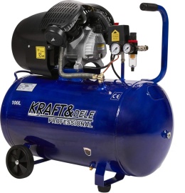 Kompresor olejowy 100L 2 tłoki 230V
