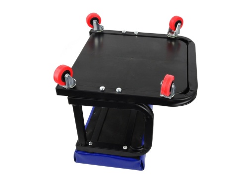 Stołek warsztatowy z półką