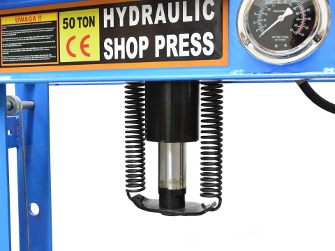 Prasa hydrauliczna 50T z manometrem i dwustopniową pompą