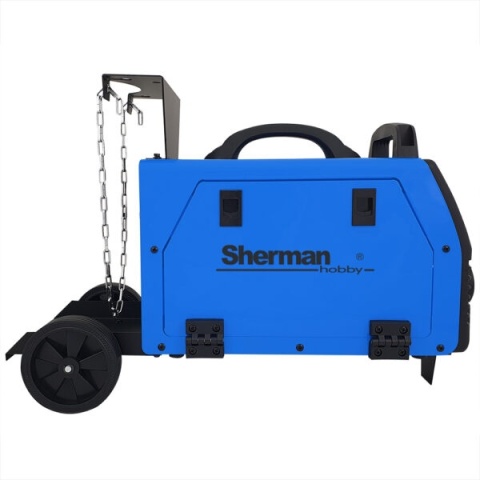 Spawarka inwertorowa MIG 200 SMART z kółkami i półką na butlę