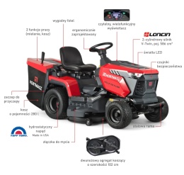 Traktor ogrodowy HTS LX 102 H L586