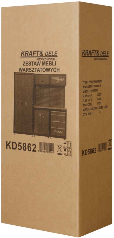 ZESTAW MEBLI WARSZTATOWYCH